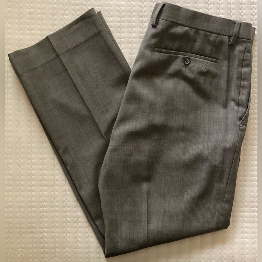 Banana Republic Wool Blend Trousers Men’s 36x30 Pleated Dapper Dress Pants